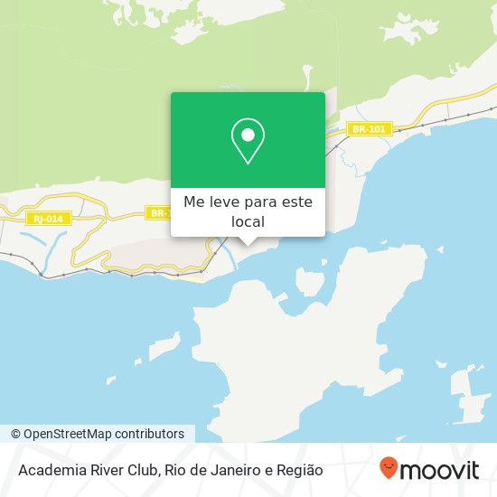 Academia River Club mapa