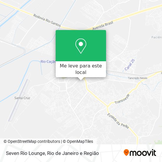 Seven Rio Lounge mapa