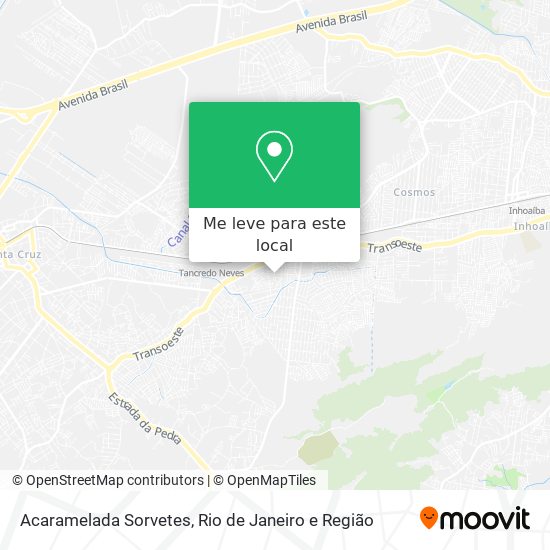 Acaramelada Sorvetes mapa