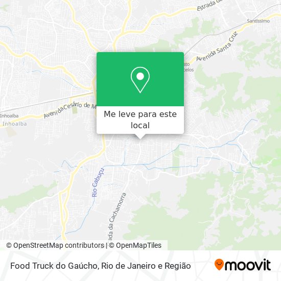 Food Truck do Gaúcho mapa