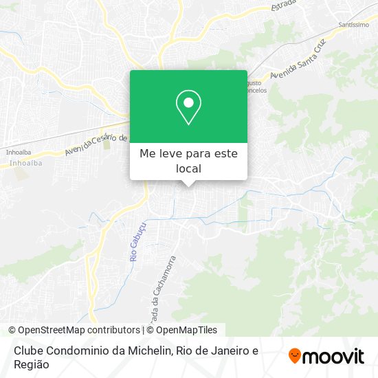 Clube Condominio da Michelin mapa