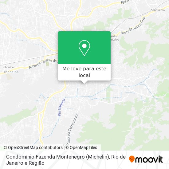 Condomínio Fazenda Montenegro (Michelin) mapa