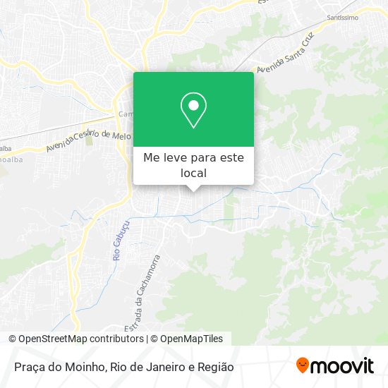 Praça do Moinho mapa