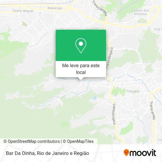 Bar Da Dinha mapa