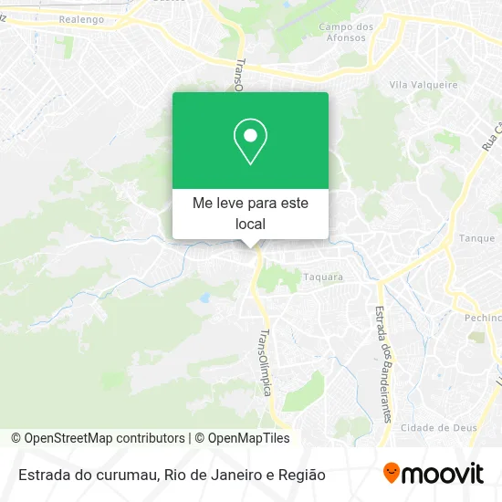 Estrada do curumau mapa