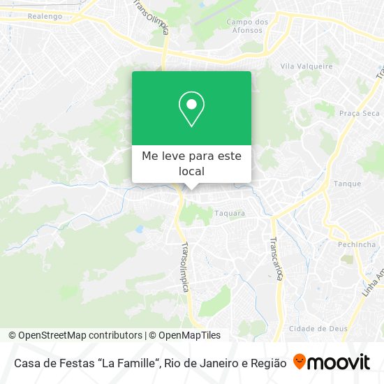 Casa de Festas “La Famille“ mapa