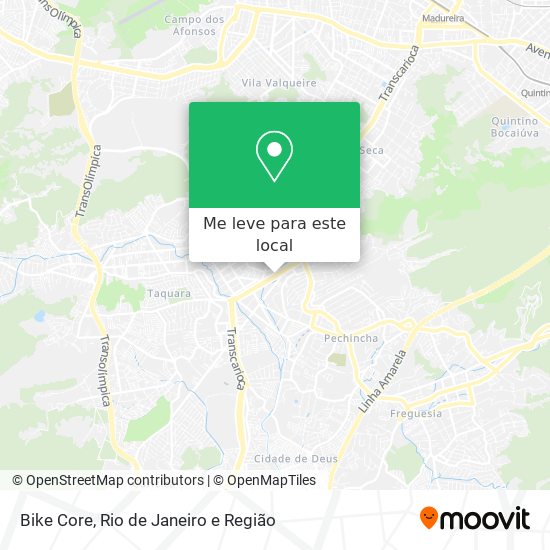 Bike Core mapa