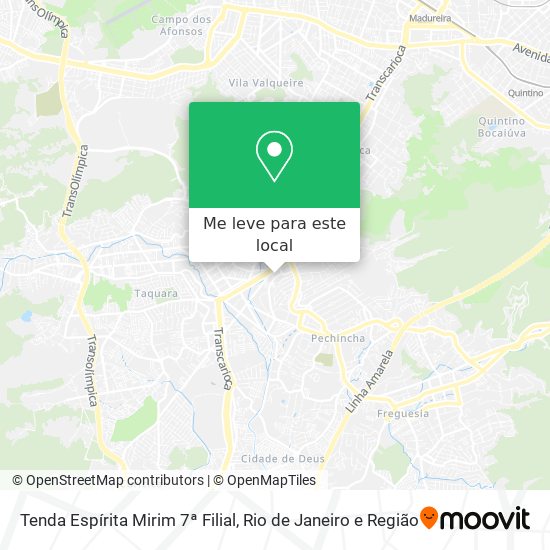 Tenda Espírita Mirim 7ª Filial mapa