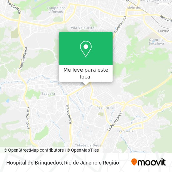 Hospital de Brinquedos mapa