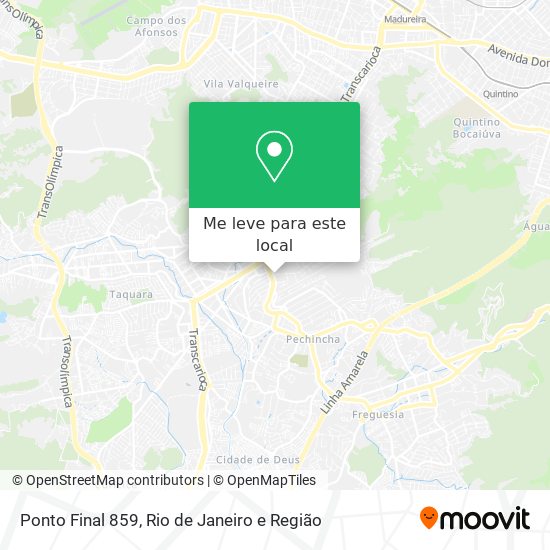 Ponto Final 859 mapa
