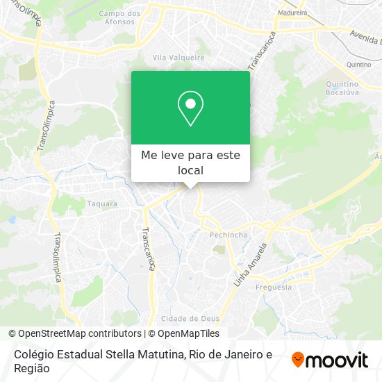 Colégio Estadual Stella Matutina mapa