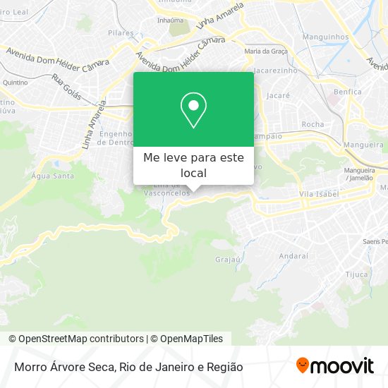 Morro Árvore Seca mapa