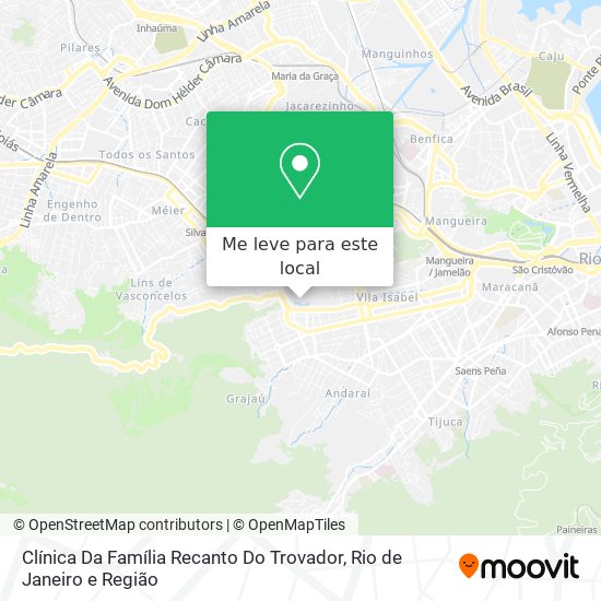 Clínica Da Família Recanto Do Trovador mapa