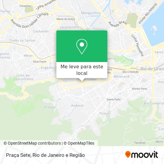 Praça Sete mapa