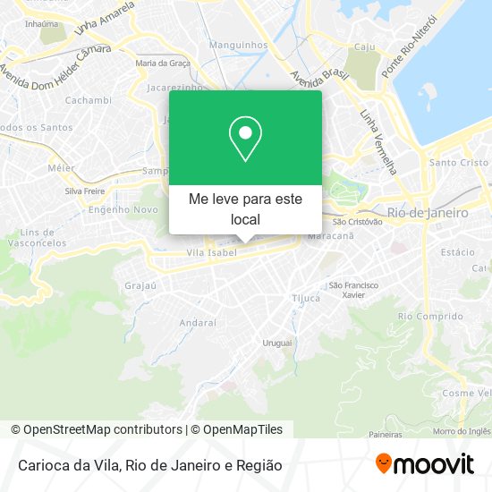 Carioca da Vila mapa