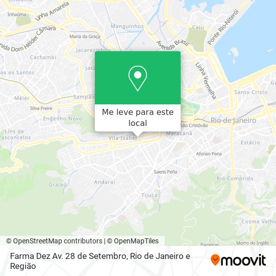 Farma Dez Av. 28 de Setembro mapa