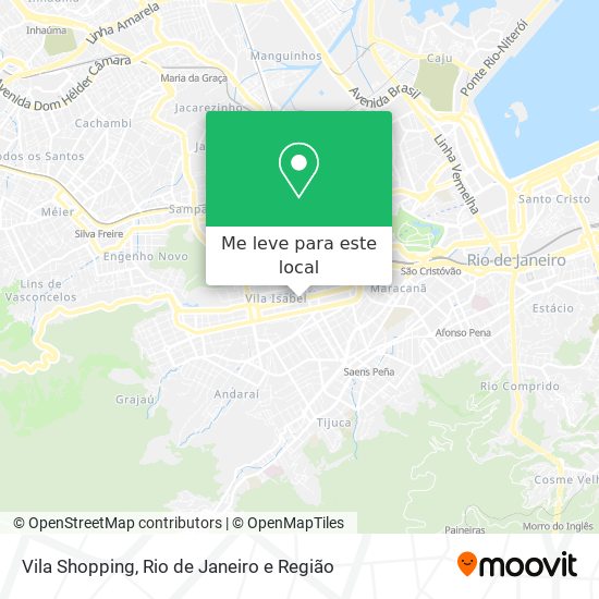 Vila Shopping mapa