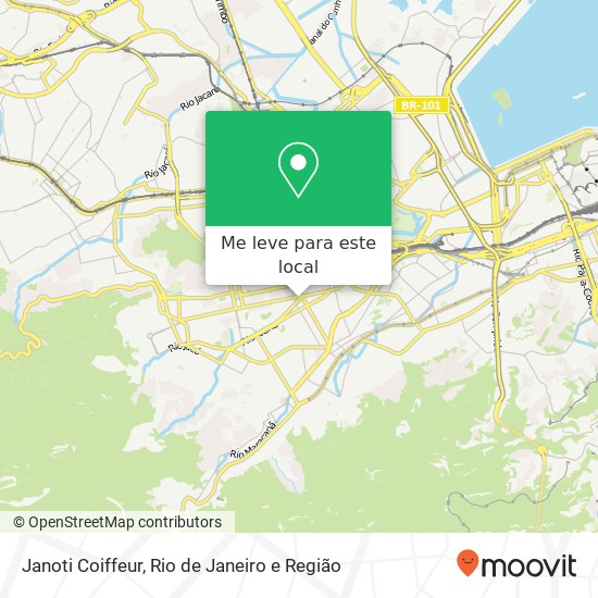 Janoti Coiffeur mapa