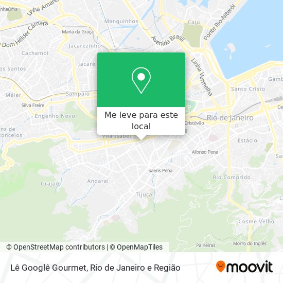 Lê Googlê Gourmet mapa