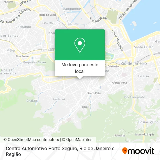 Centro Automotivo Porto Seguro mapa