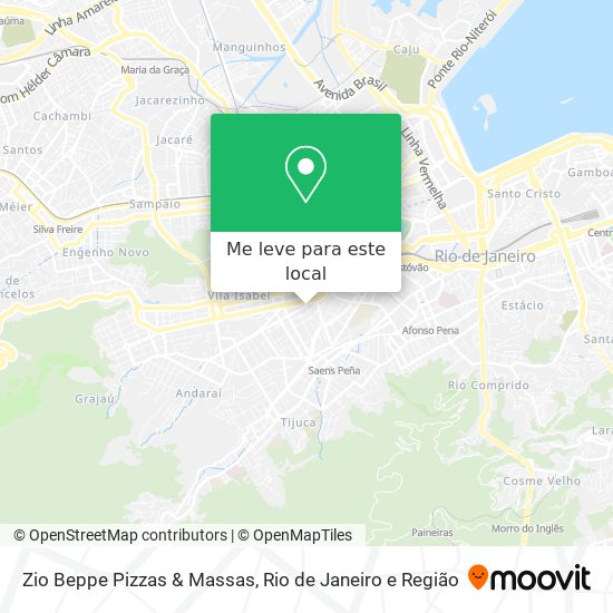 Zio Beppe Pizzas & Massas mapa