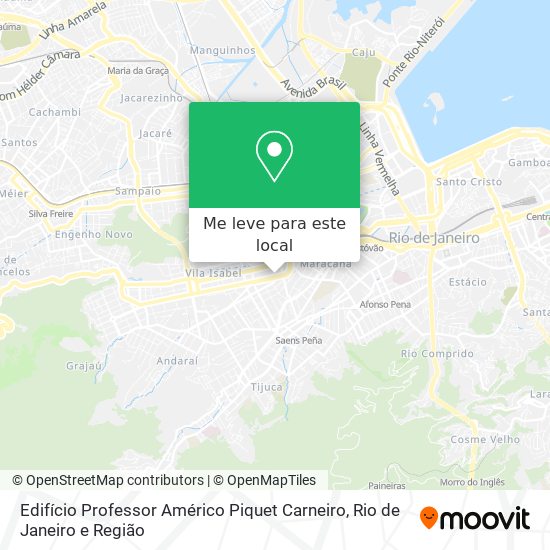 Edifício Professor Américo Piquet Carneiro mapa