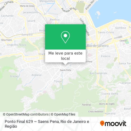 Ponto Final 629 ~ Saens Pena mapa