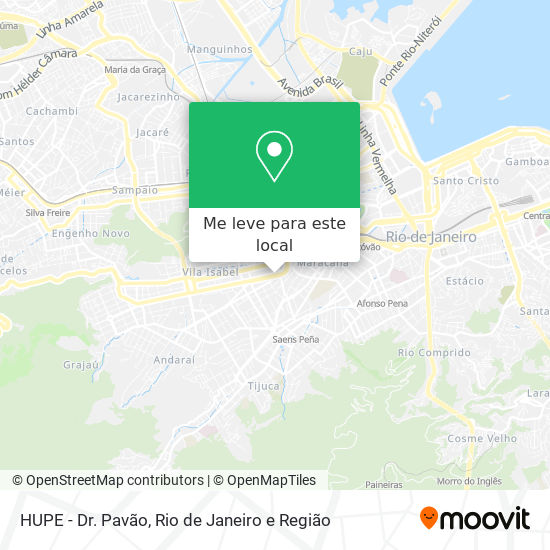 HUPE - Dr. Pavão mapa