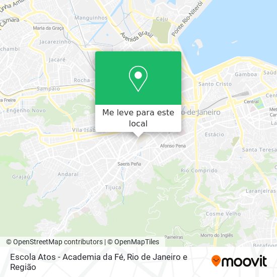 Escola Atos - Academia da Fé mapa