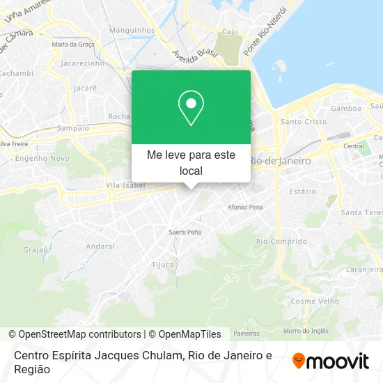 Centro Espírita Jacques Chulam mapa