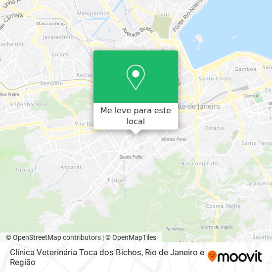 Clínica Veterinária Toca dos Bichos mapa
