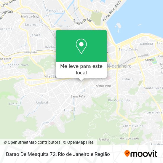 Barao De Mesquita 72 mapa