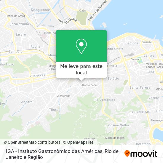 IGA - Instituto Gastronômico das Américas mapa