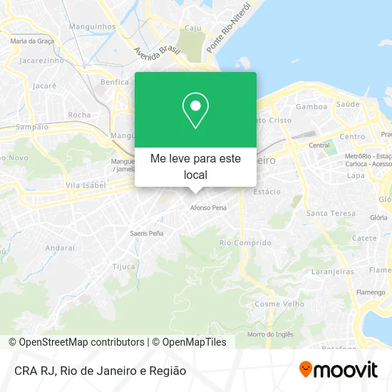 CRA RJ mapa