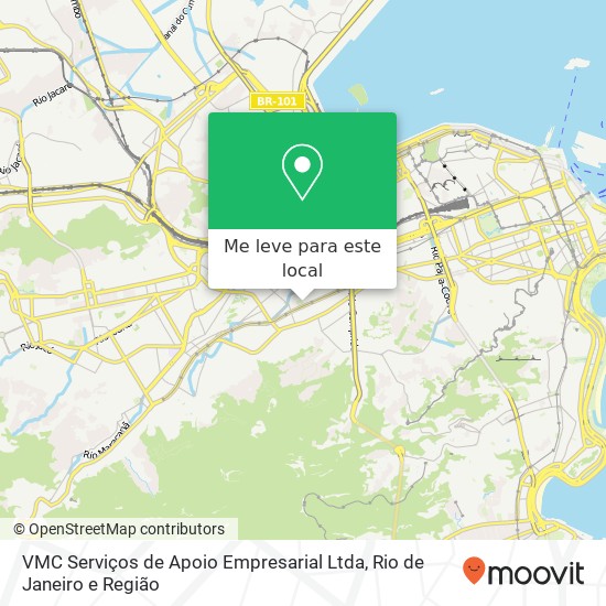 VMC Serviços de Apoio Empresarial Ltda mapa