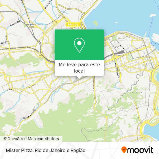 Mister Pizza mapa