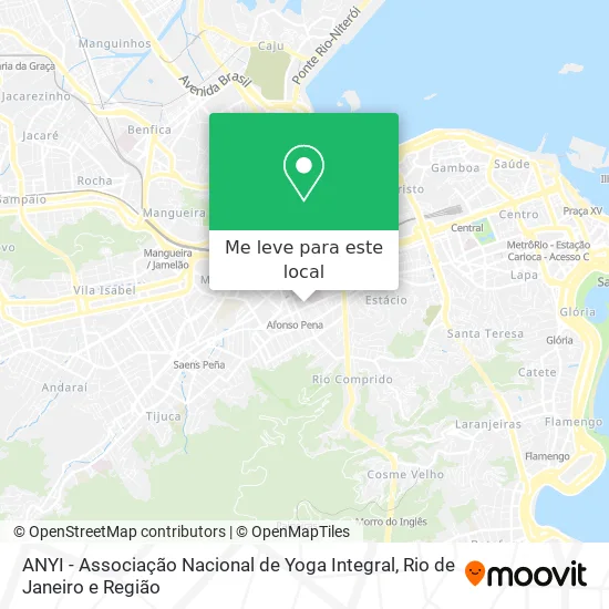 ANYI - Associação Nacional de Yoga Integral mapa