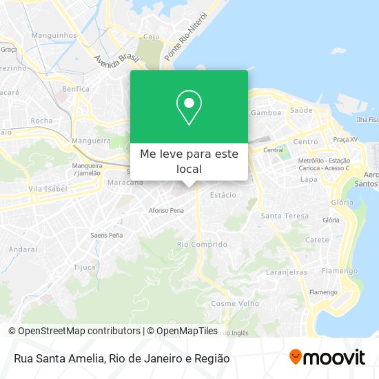 Rua Santa Amelia mapa