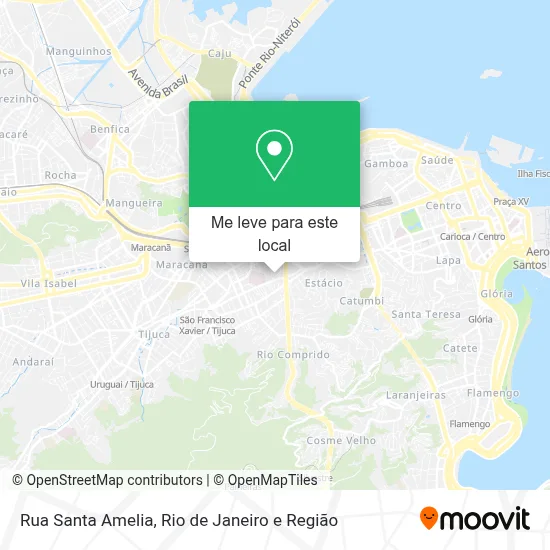 Rua Santa Amelia mapa