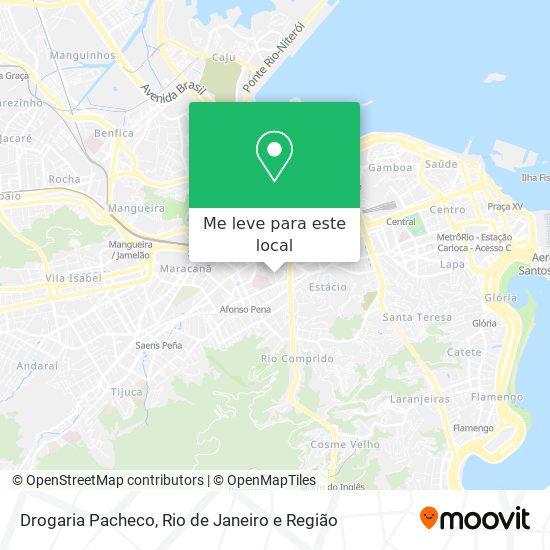 Drogaria Pacheco mapa