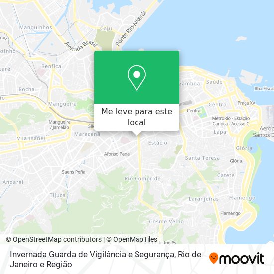 Invernada Guarda de Vigilância e Segurança mapa