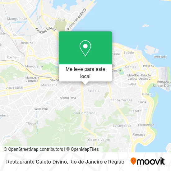 Restaurante Galeto Divino mapa