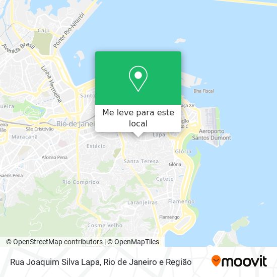 Rua Joaquim Silva Lapa mapa