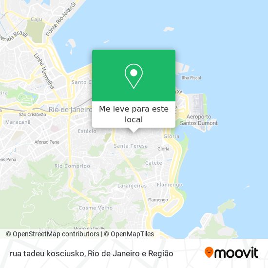 rua tadeu kosciusko mapa