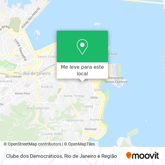 Clube dos Democráticos mapa