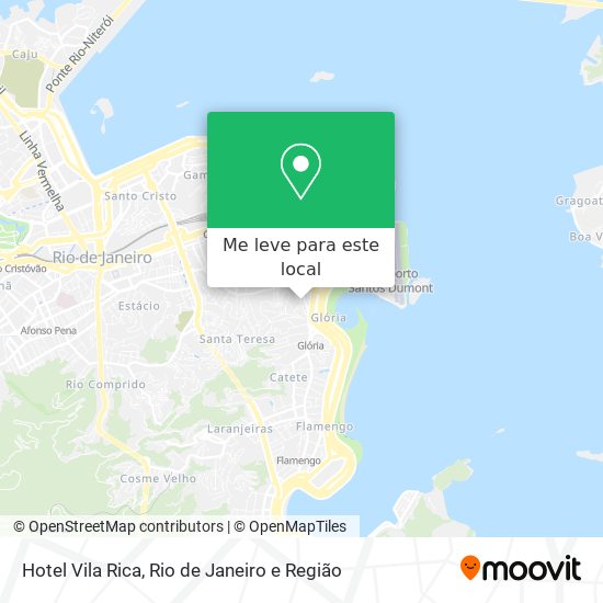 Hotel Vila Rica mapa