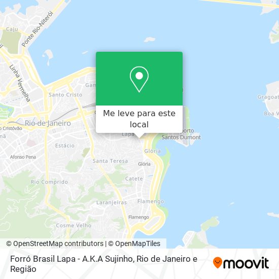 Forró Brasil Lapa - A.K.A Sujinho mapa