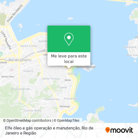 Elfe óleo e gás operação e manutenção mapa