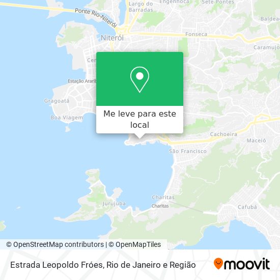 Estrada Leopoldo Fróes mapa