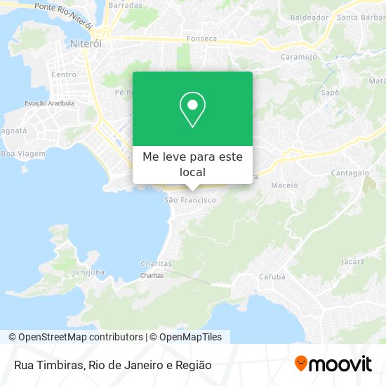 Rua Timbiras mapa